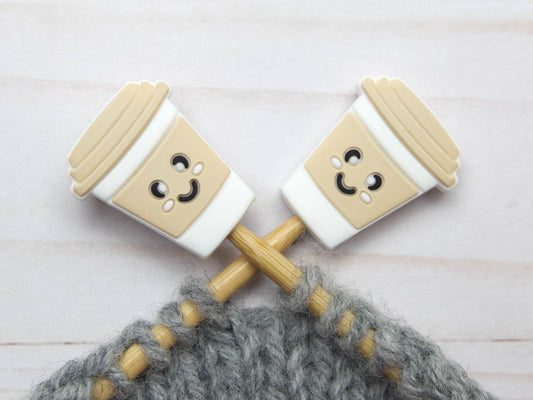 Latte Coffee | Stitch Stoppers Knitting Notions