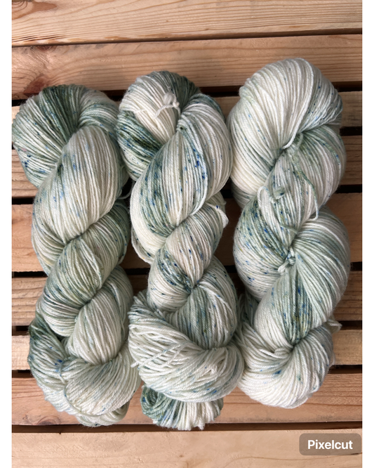 Sea Glass Hand Dyed Yarn: DK