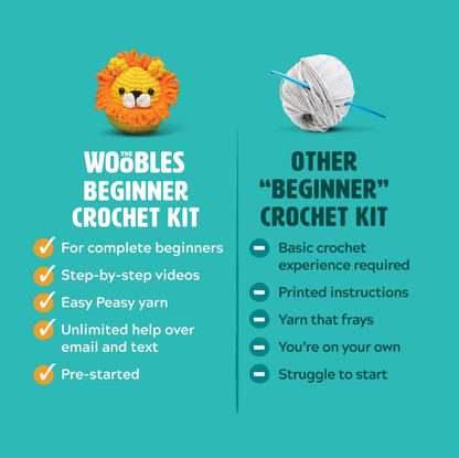 Bo the Chicken - Woobles Beginner Crochet Kit