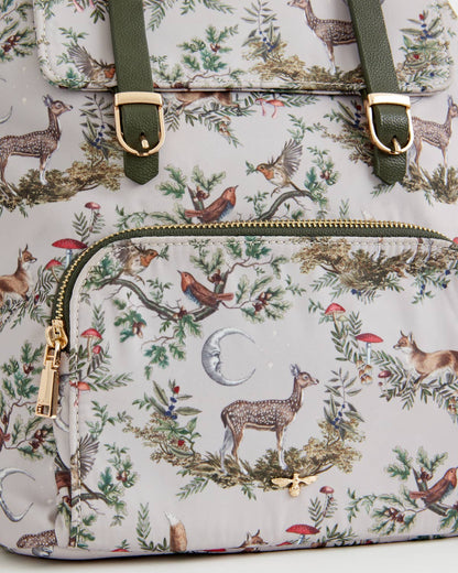 FABLE Crystal Grey A Night's Tale Woodland Mini Backpack