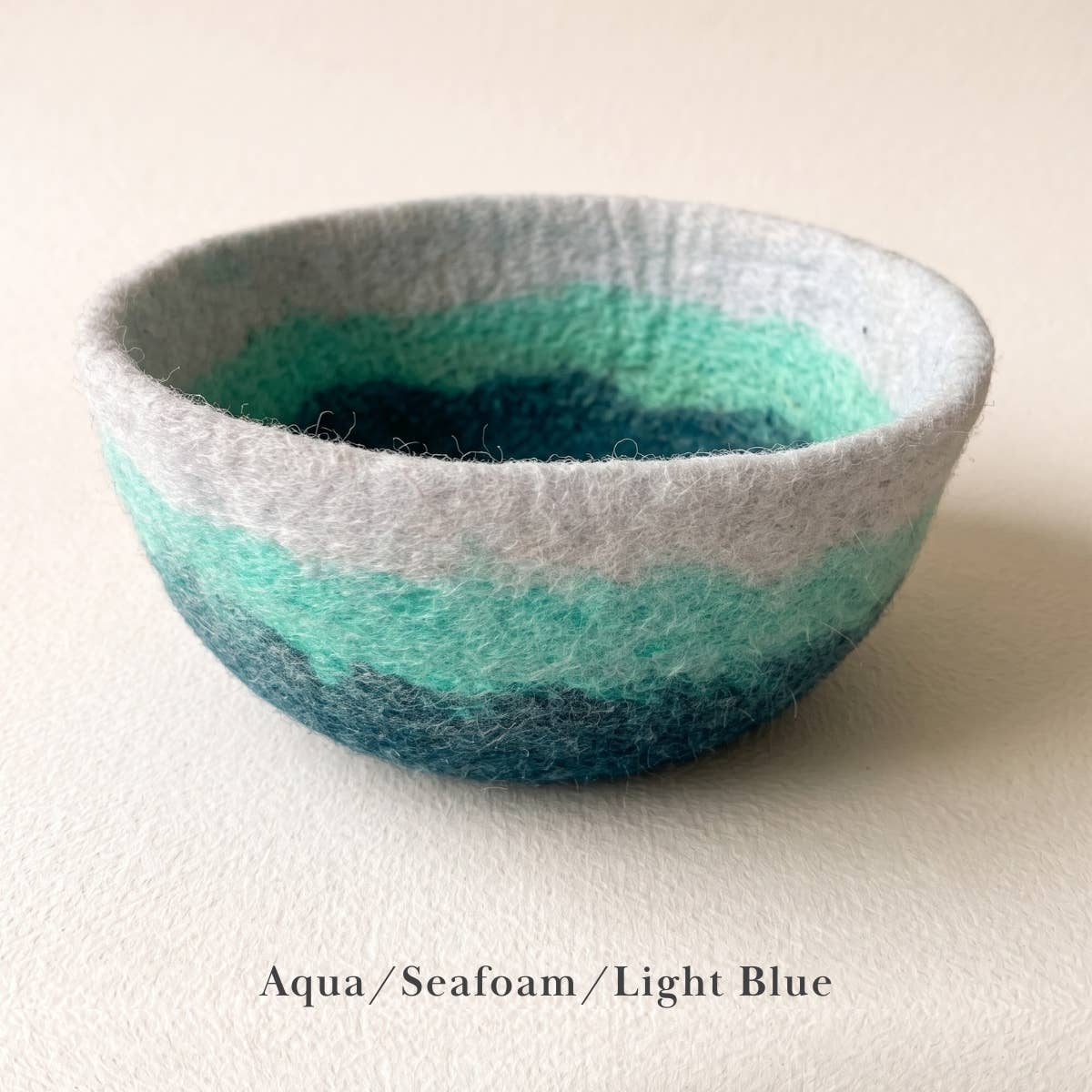 Felt Bowl - Large Ombre | Felt Yarn Bowl | Fibres of Life