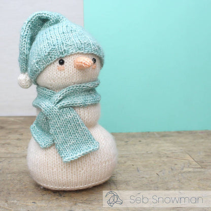 Seb Snowman - DIY Knitting Kit