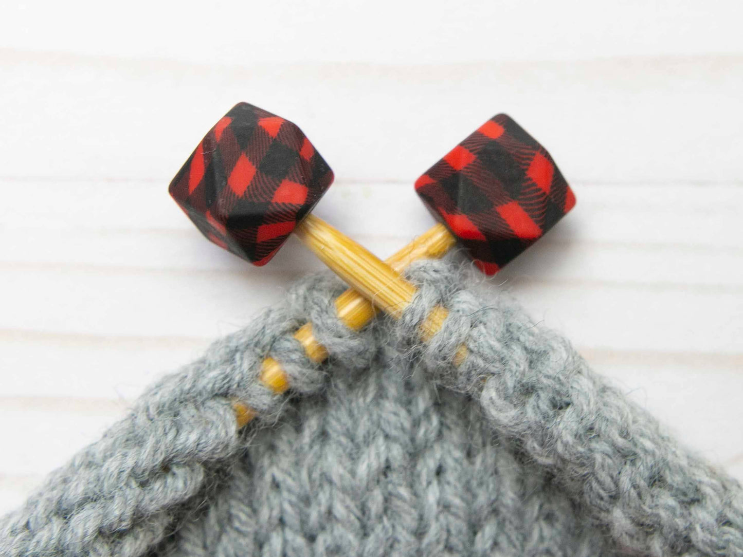 Buffalo Plaid Hexagon | Stitch Stoppers Point Protectors