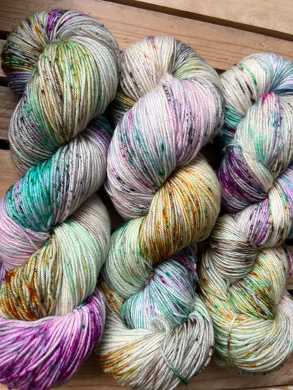 Pet Chicken Hand Dyed Yarn: Fingering