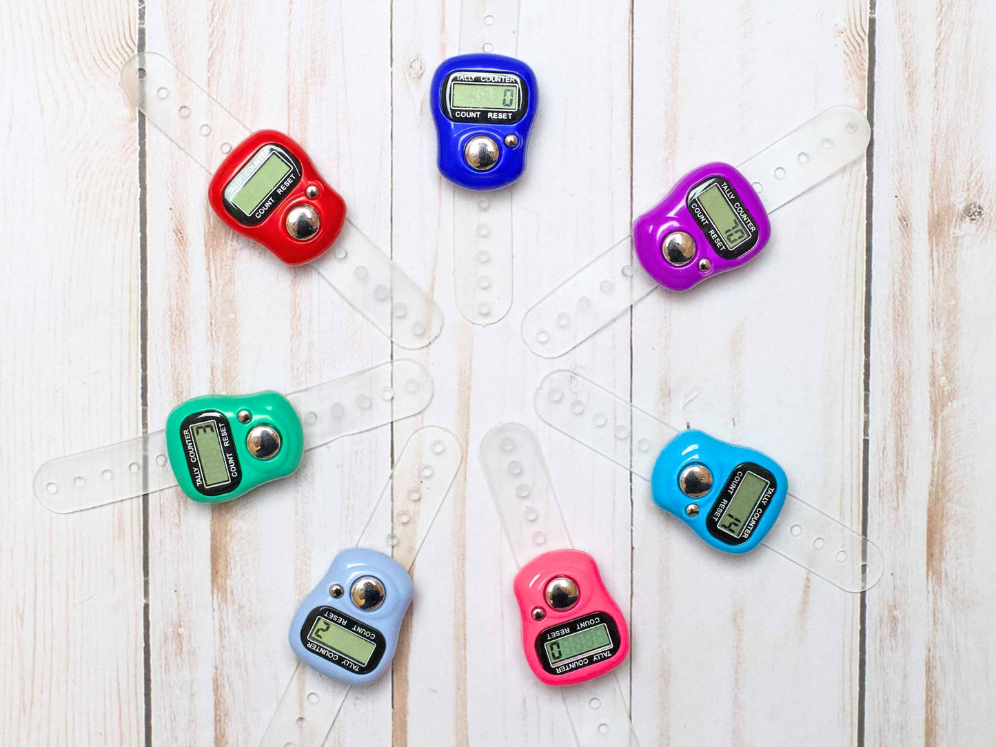 Light Green Digital Row Counters | Knitting Crochet