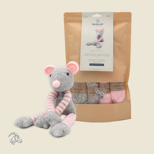 Esther Mouse - DIY Knitting Kit