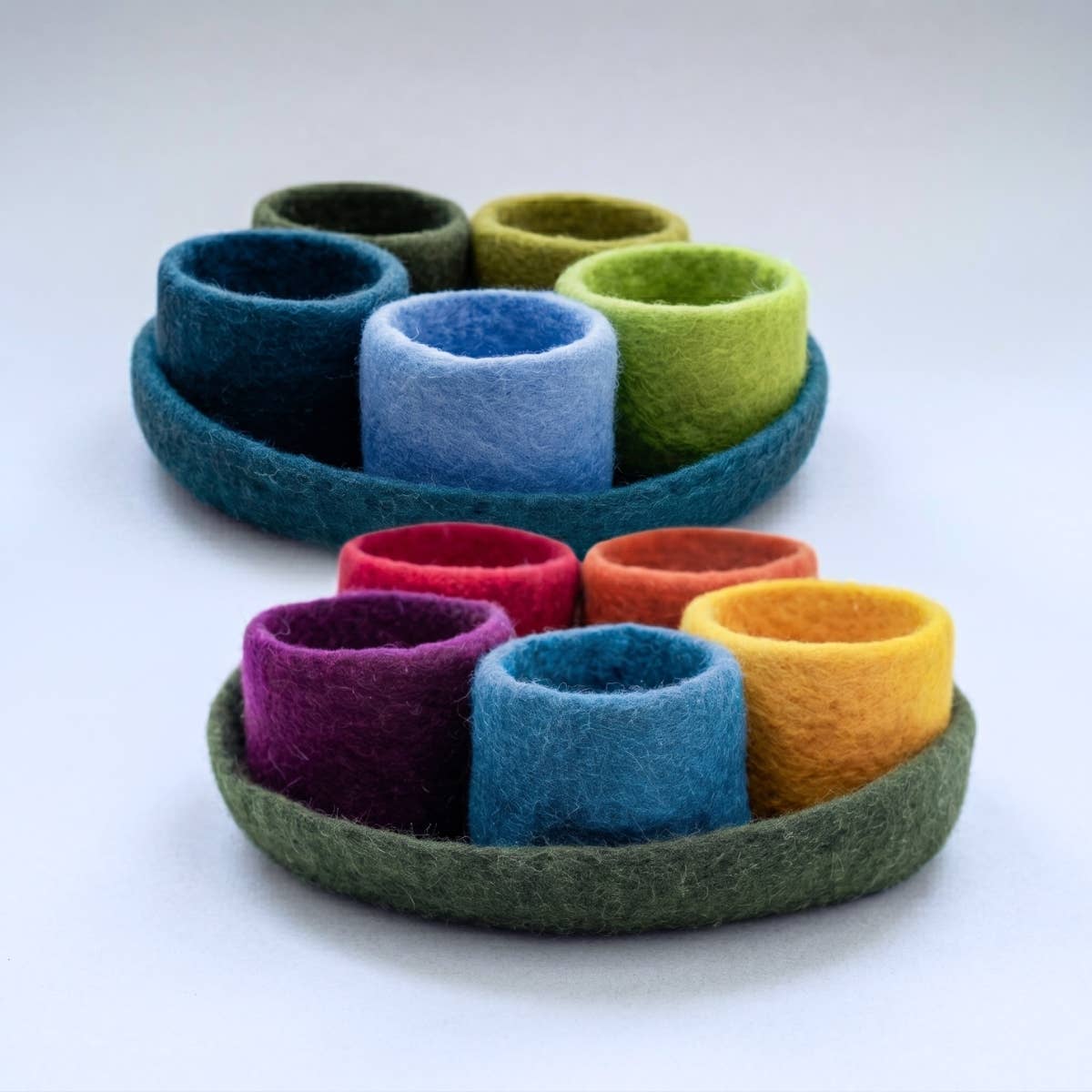 Felt Tidy Pod | Felt Organizer Tray | Felt Storage Bowls | Fibres of Life