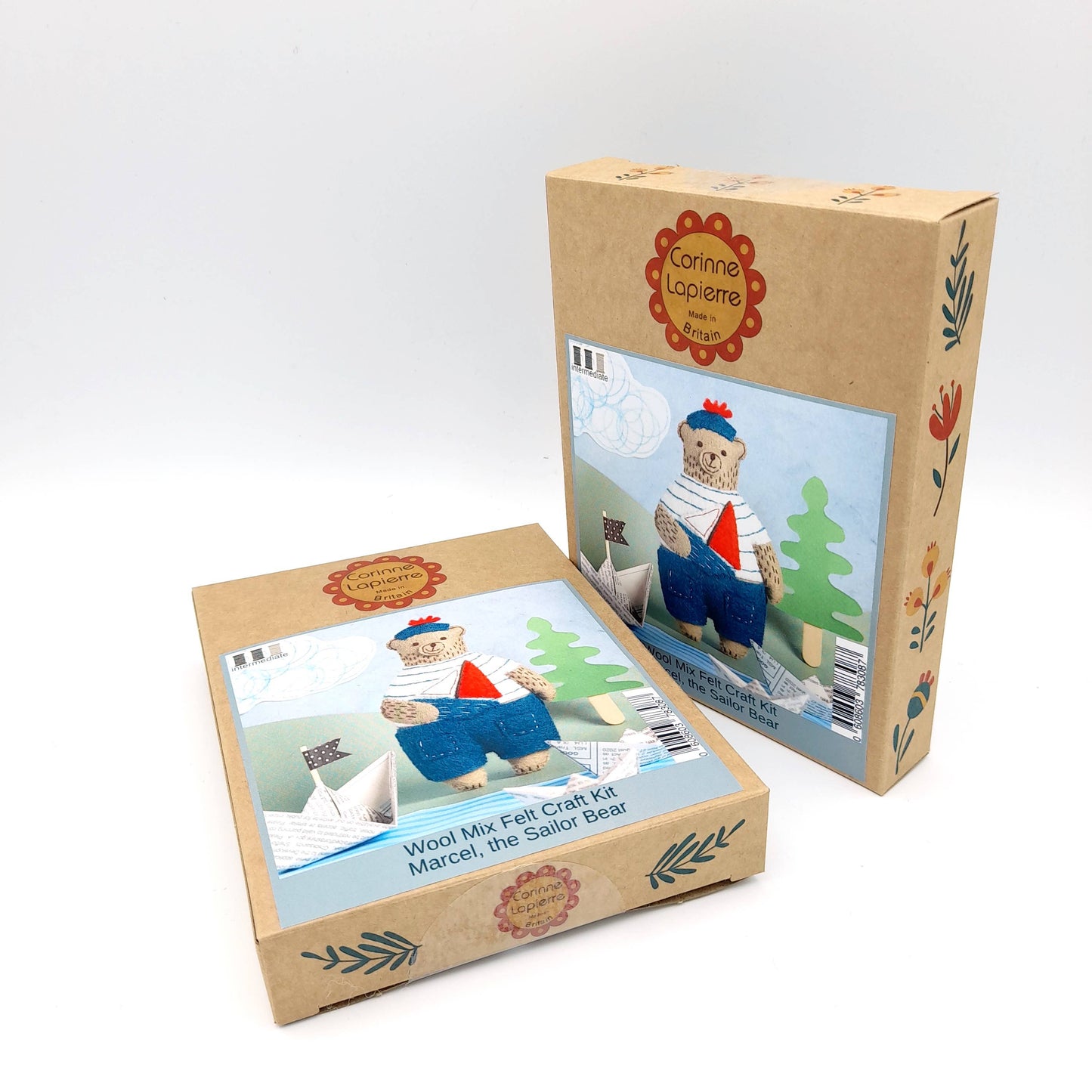 Marcel the Sailor Bear Felt Craft Mini Kit: English