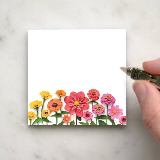 Sticky Notes - Zinnias