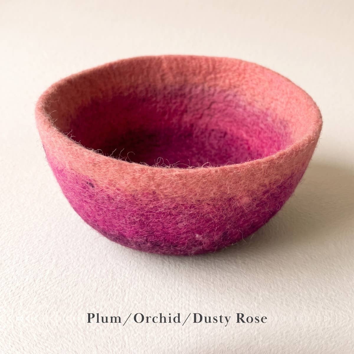 Felt Bowl - Large Ombre | Felt Yarn Bowl | Fibres of Life