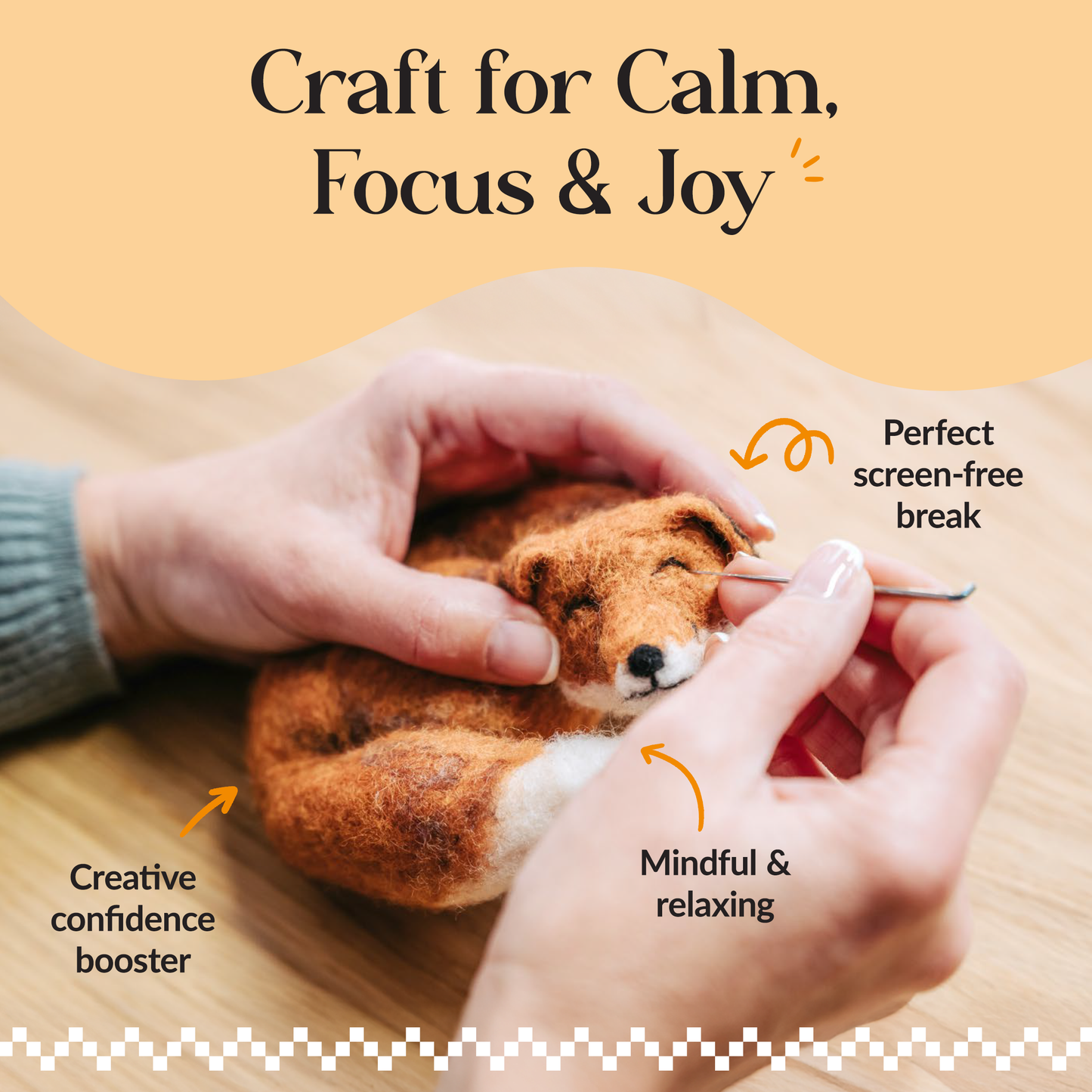 Happy Hedgehogs Needle Felting Craft Kit