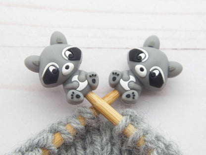 Little Raccoon | Stitch Stoppers Point Protectors Knitting