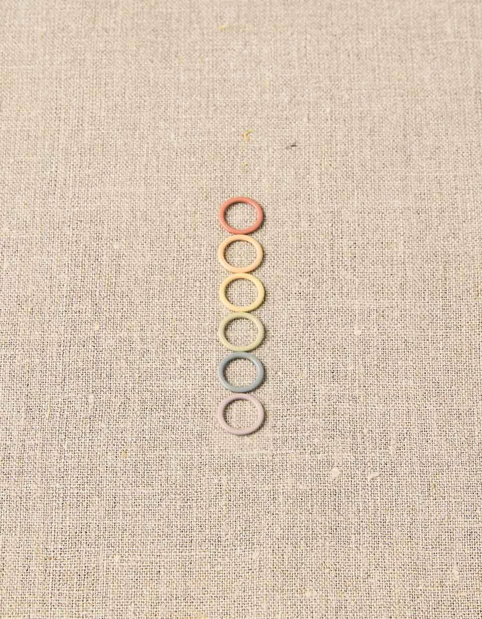 Earth Tones Ring Stitch Markers - Cocoknits