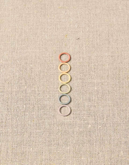 Earth Tones Ring Stitch Markers - Cocoknits