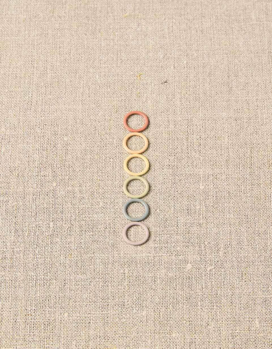 Earth Tones Ring Stitch Markers - Cocoknits