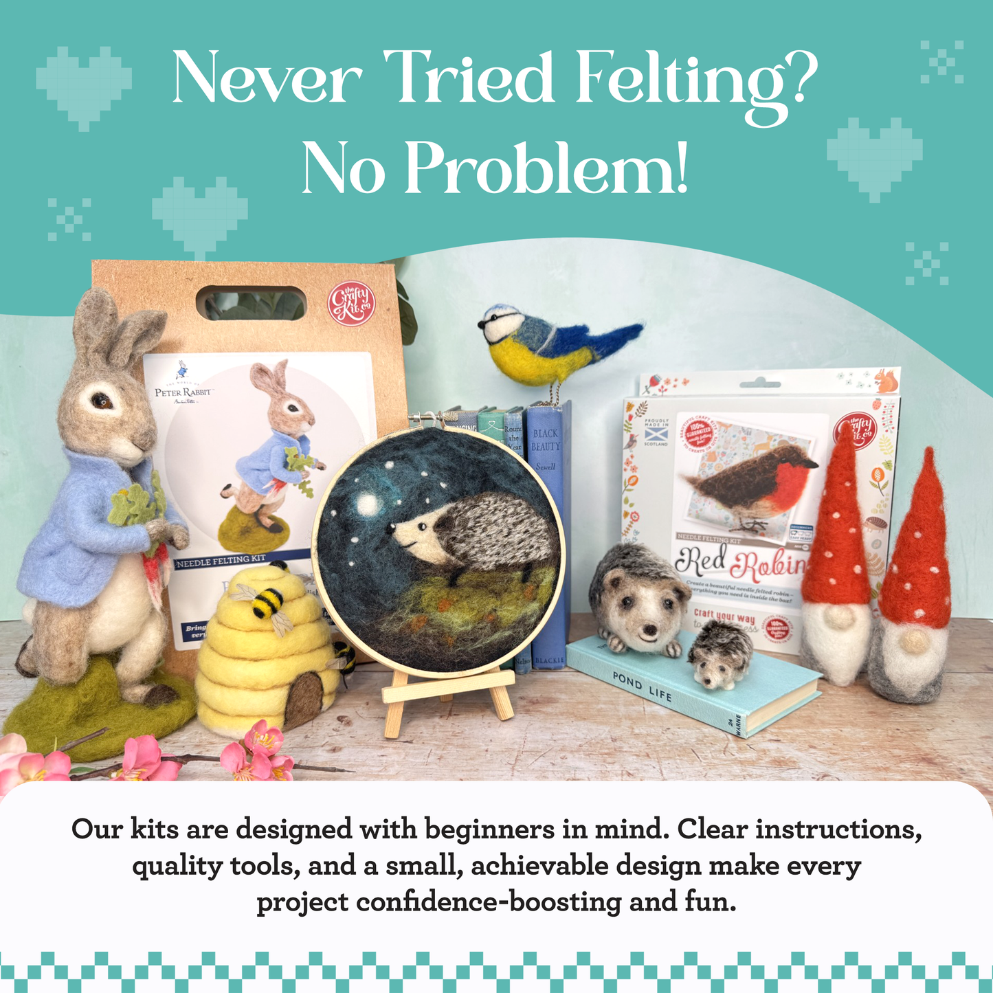 Red Robin British Birds Needle Felting Craft Kit