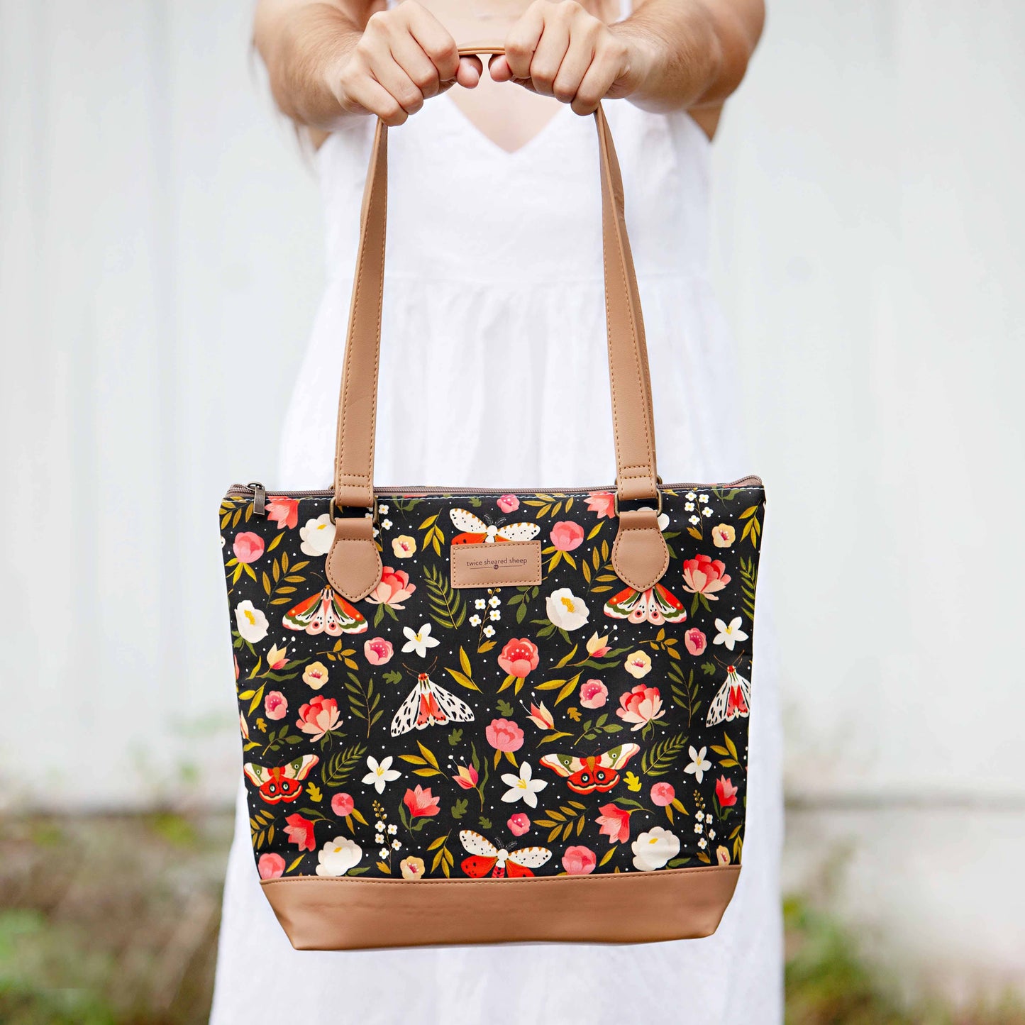 Night Forest Mega Trinity Bag – Large Zippered Knitting Project Bag