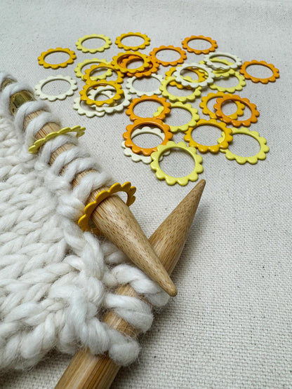 XL Flower Stitch Markers - Allstitch Studio