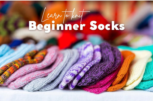 *CLASS: Beginner Socks TUESDAYS 9/12, 9/19, 9/26 3:30-5:00 pm