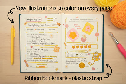 My Year in Yarn 2026 - A Journal + Project Log by Summer Day Crochet