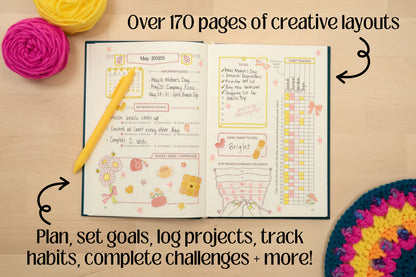 My Year in Yarn 2026 - A Journal + Project Log by Summer Day Crochet
