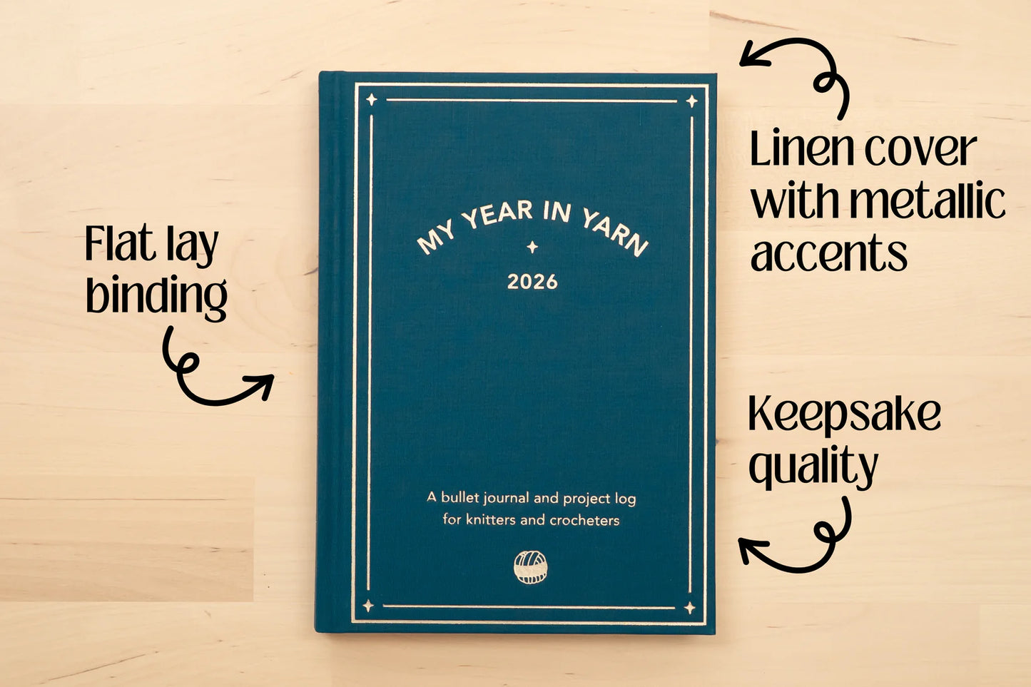 My Year in Yarn 2026 - A Journal + Project Log by Summer Day Crochet