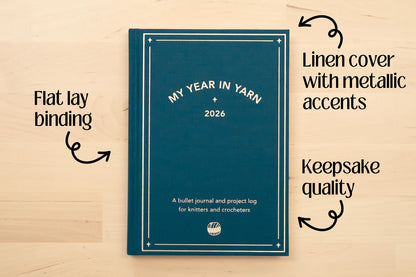 My Year in Yarn 2026 - A Journal + Project Log by Summer Day Crochet