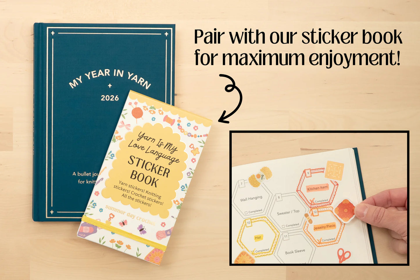 My Year in Yarn 2026 - A Journal + Project Log by Summer Day Crochet