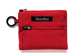 ChiaoGoo Red Nylon Pocket Accessory Pouch