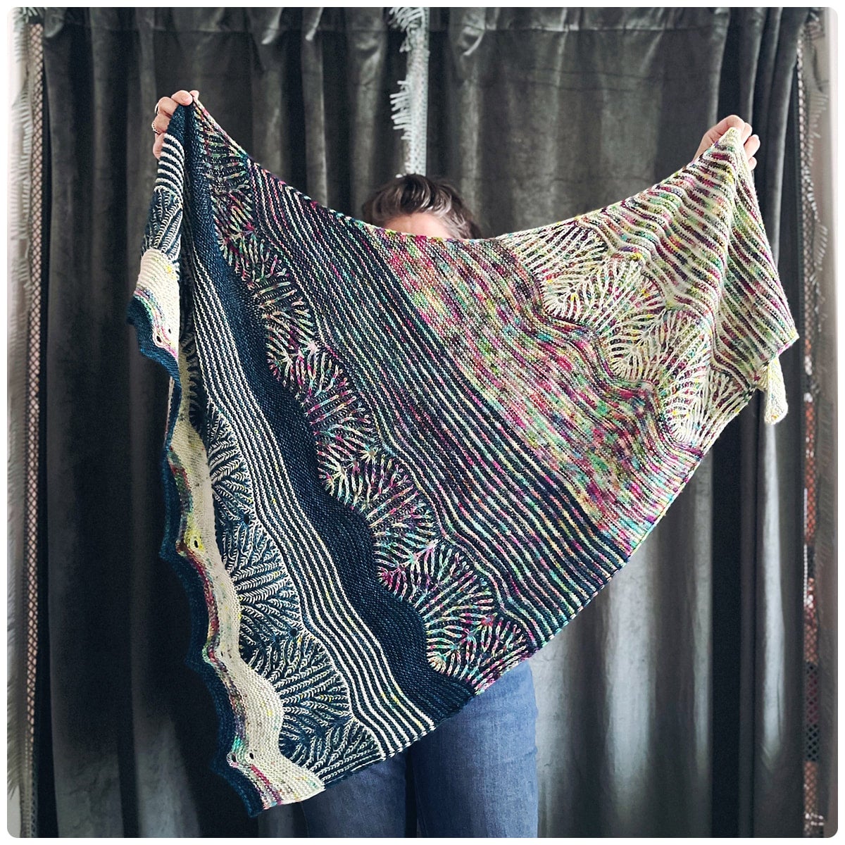 Cosmic Western Shawl Kit - Madelinetosh Tosh Merino Light