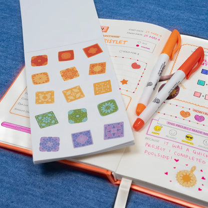 Sticker Book - Yarn is My Love Language - Summer Day Crochet