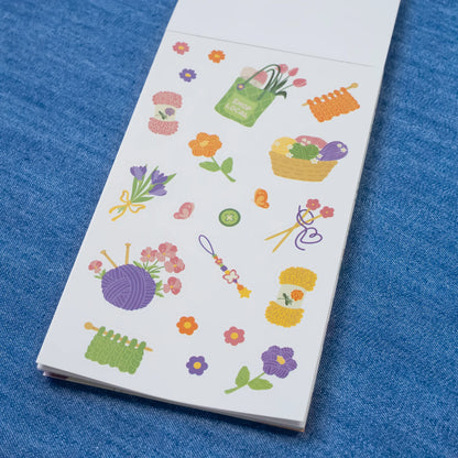 Sticker Book - Yarn is My Love Language - Summer Day Crochet