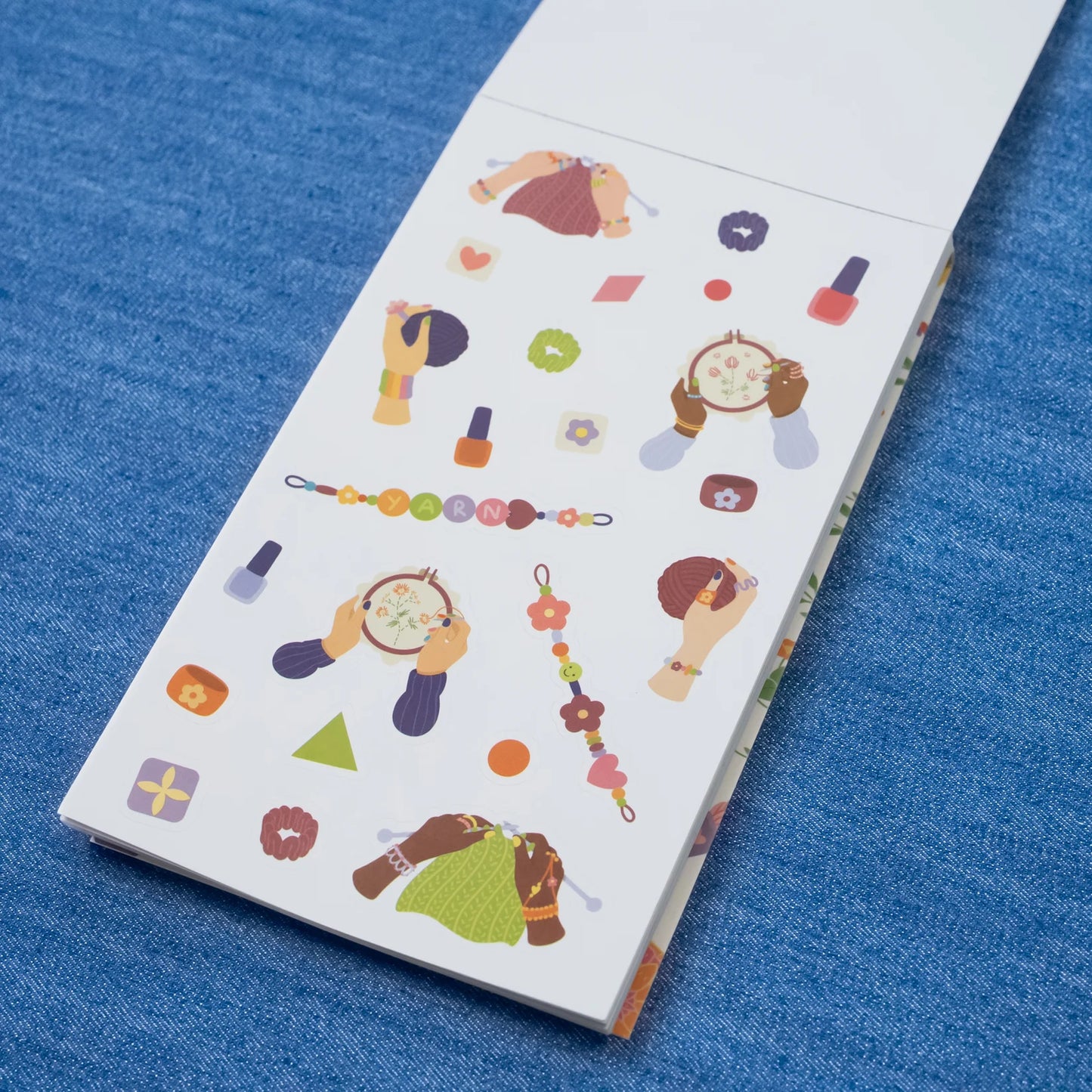 Sticker Book - Yarn is My Love Language - Summer Day Crochet