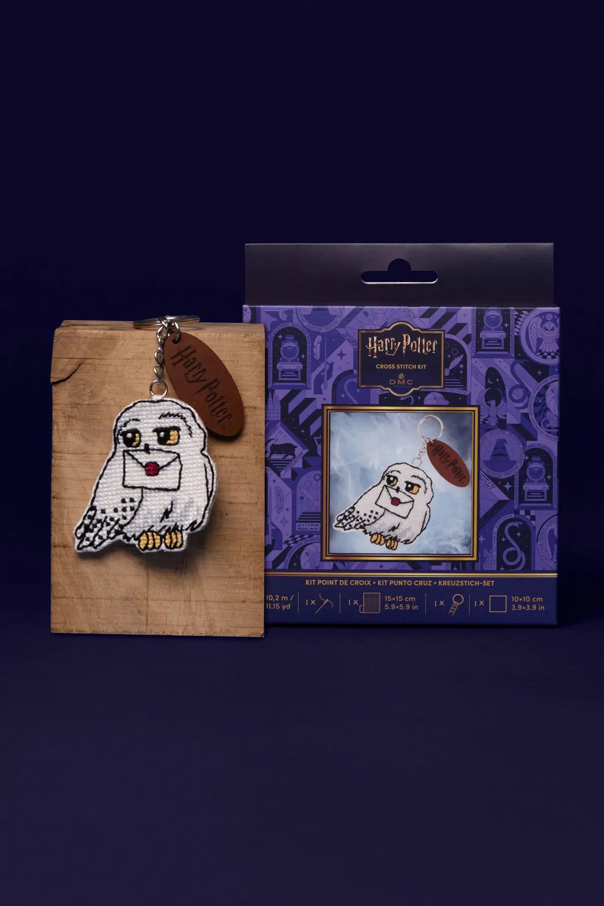 Hedwig™ Harry Potter Keyring Cross Stitch Kit