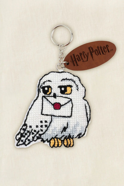 Hedwig™ Harry Potter Keyring Cross Stitch Kit