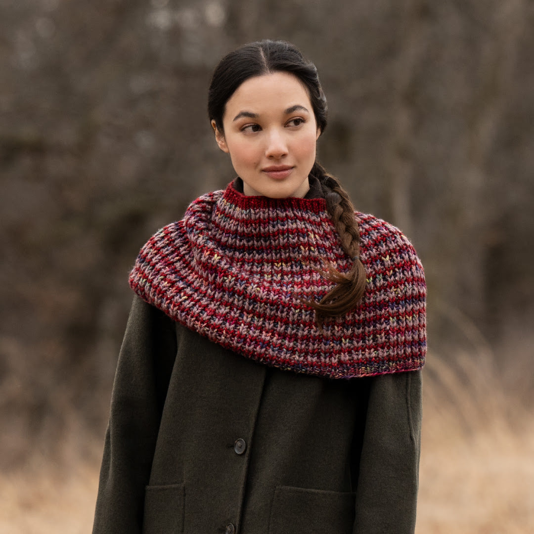 Trio Cowl - Malabrigo 2026 Holiday Kit
