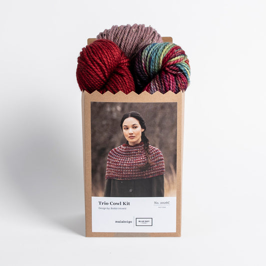 Trio Cowl - Malabrigo 2026 Holiday Kit