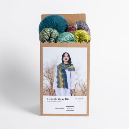 Elegante Wrap - Malabrigo 2026 Holiday Kit
