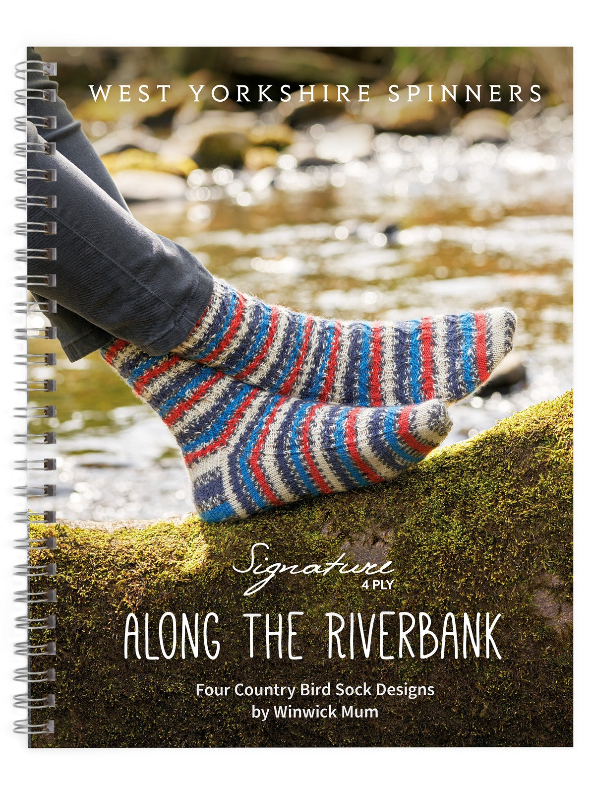 Along the Riverbank Book - Four Country Bird Sock Designs by West Yorkshire Spinners
