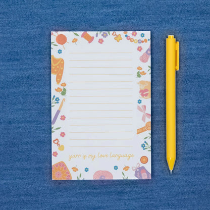 Notepad - Yarn is My Love Language by Summer Day Crochet