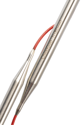 ChiaoGoo 60" Red Lace Circular Needles