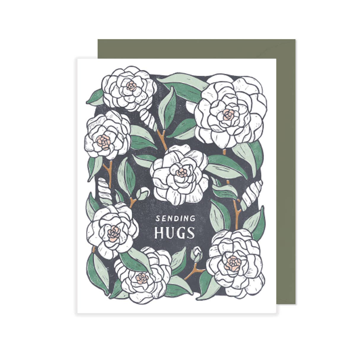Sending Hugs Card - Gardenia