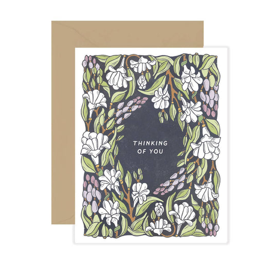 Thinking of You Card - Tuberose Plastic Free Card