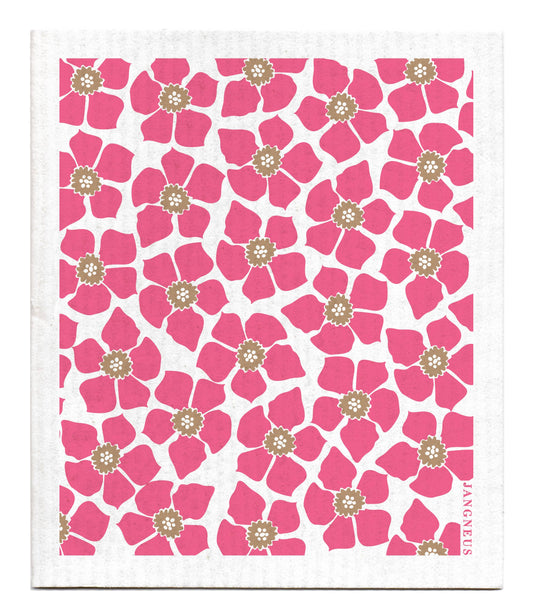 Swedish Dishcloth - Daffodil - Pink