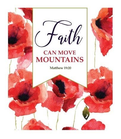 Swedish Dishcloth - Faith can move Mountains