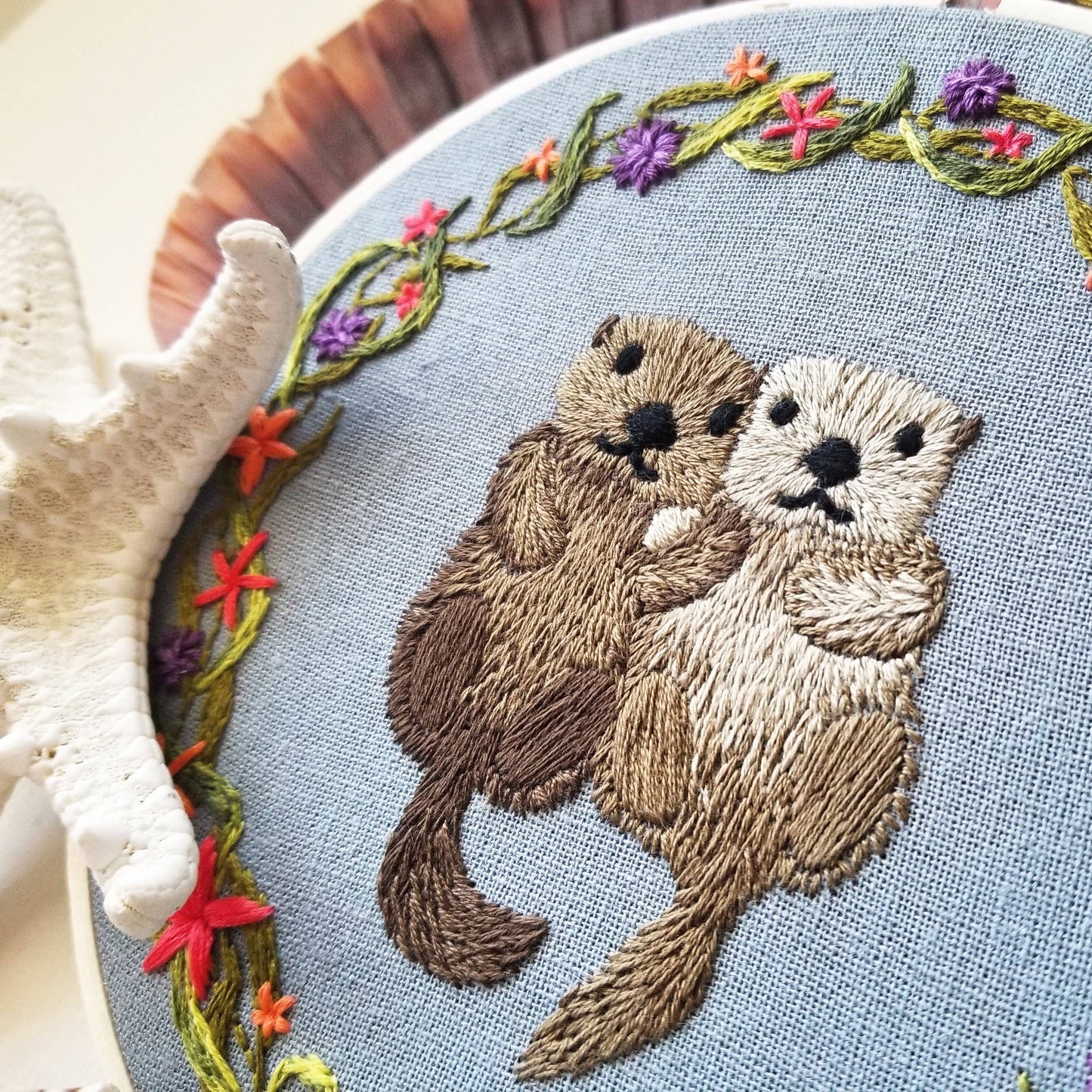 Otterly Adorable Embroidery Kit - Jessica Long