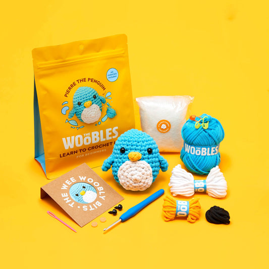 Woobles Pierre the Penguin Beginner Crochet Kit
