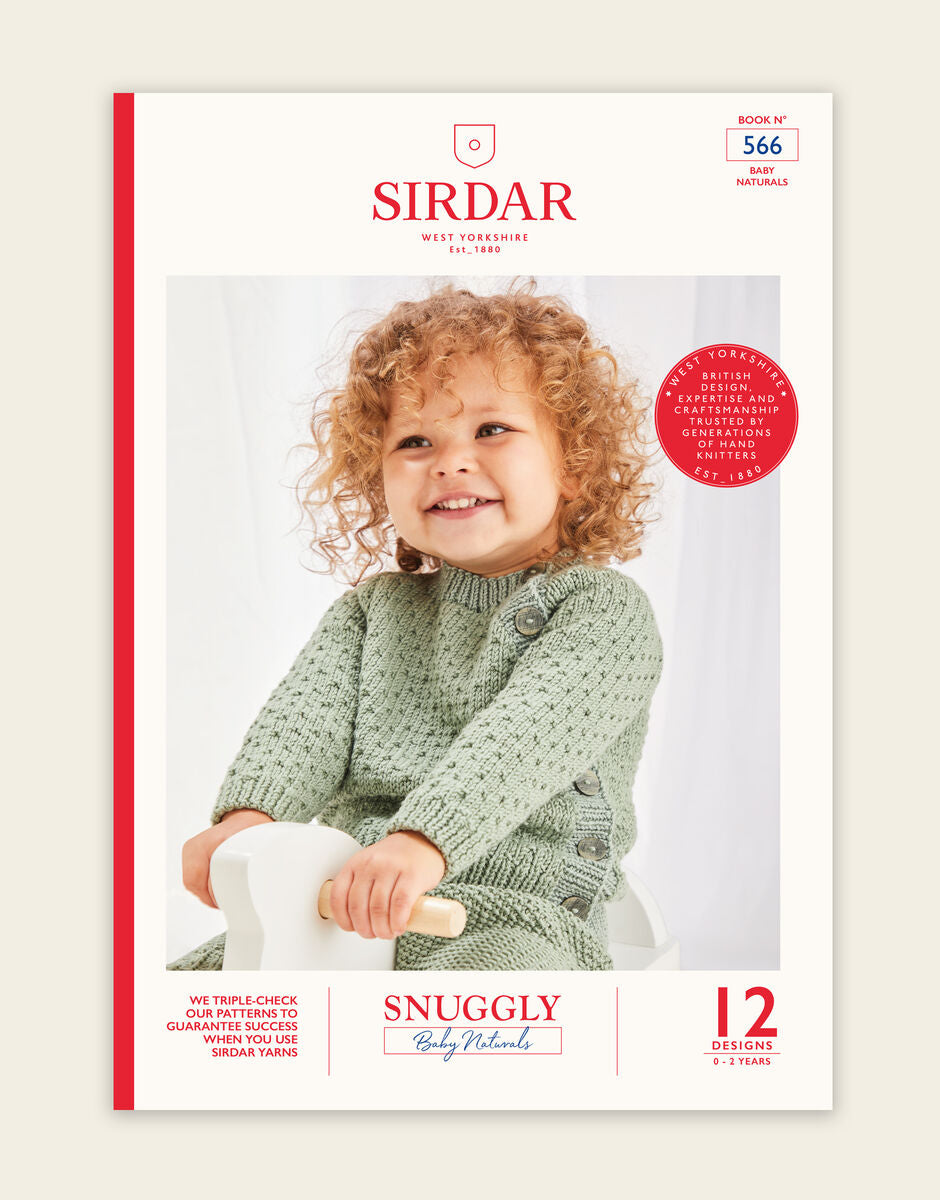 Sirdar Snuggly Baby Naturals - 12 Designs for 0-2 Years