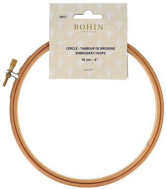 Bohin 6" Embroidery Hoop