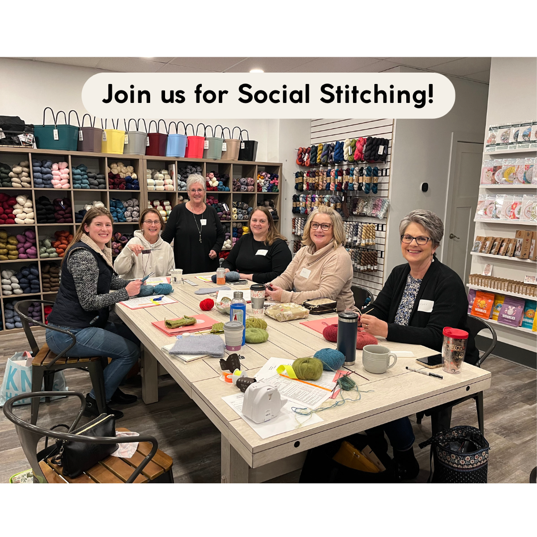 *Social Stitching - FRIDAY 12/8 1:00-3:00 pm